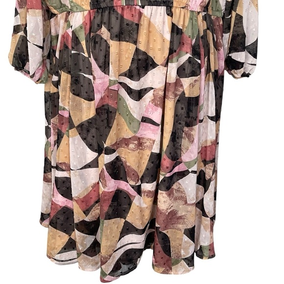 Torrid Mini Clip Dot Front Keyhole Dress Women’s Plus Size 2 - Picture 6 of 11